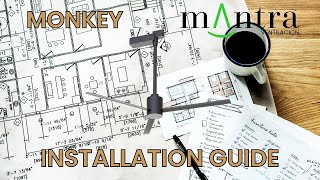 Monkey Ceiling Light With Built-In 12W DC Fan Installation Guide