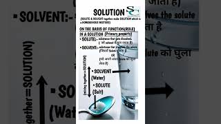 Solution:solute & Solvent