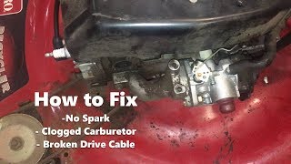 Toro Recycler Lawn Mower Won't Start - Troubleshooting Carburetor and Ignition Coil Spark