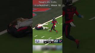 Texans Vs. Colts | 2025 - 2026