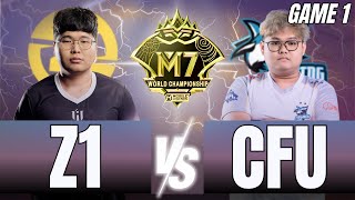 M7 WORLD CHAMPIONSHIP | SWISS STAGE DAY 6 | GAME 1 | Z1 VS CFU