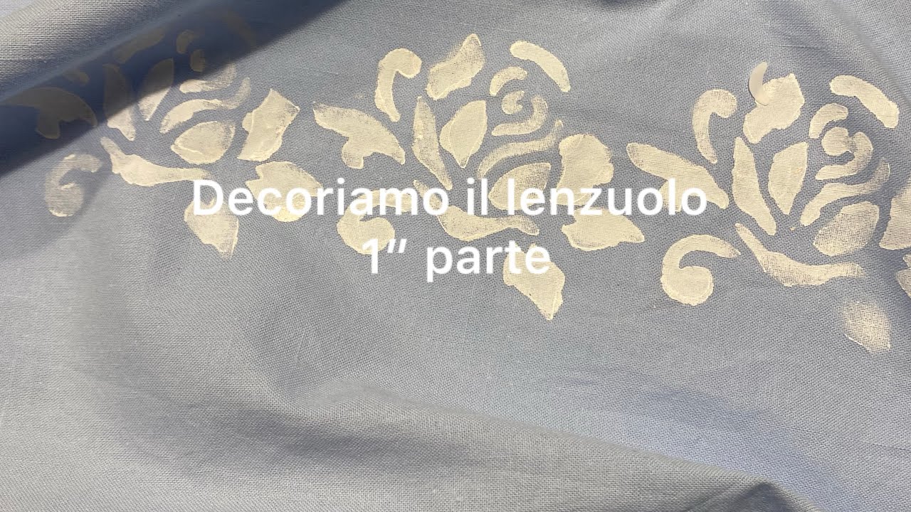 Decoriamo il lenzuolo 1” parte