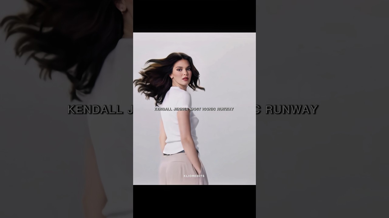 Kendall Jenner most iconic runway part -1  #fashion #edit #runway #kendalljenner #model #shorts