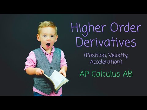 Higher Order Derivatives