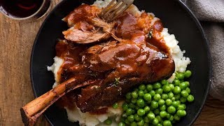 Simple and Amazing Slow Cooker Lamb Shanks