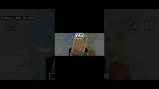 Noob Vs Pro Vs Hacker In Minecraft Mlg Challenge#mcpe