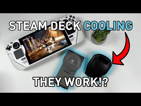 Steam Deck Cooling Fans | BINBOK & EasySMX Cooling Fans Performance Tests