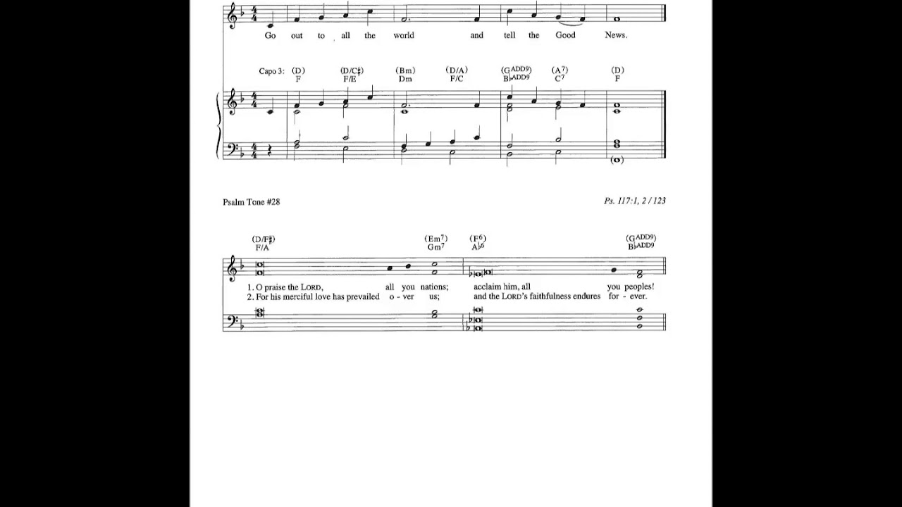 Psalm 117: Go Out To All The World (Guimont)