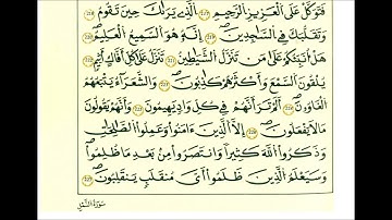 نهاية سورة الشعراء مع بداية سورة النمل ثمن [ وما أهلكنا من قرية إلا لها منذرون ]