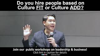 Do You Hire People Based On Culture Fit Or Culture Add - Jonathan Yabut