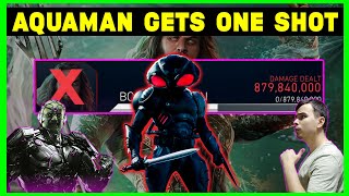 Boss Aquaman Gets One Shot By 4* Black Manta Injustice 2 Mobile ROK Solo Raids