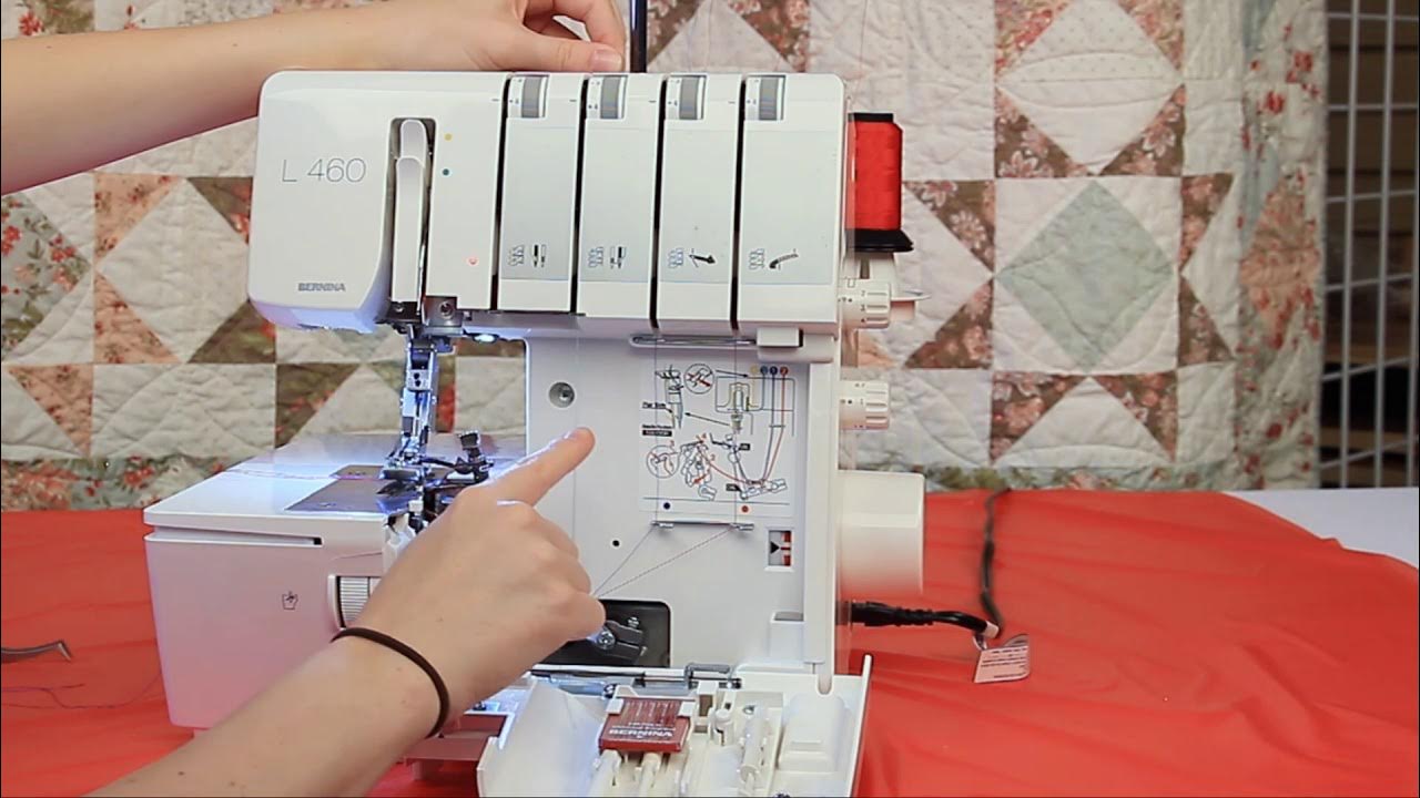 Bernina L460 overlock easy threading serger YouTube
