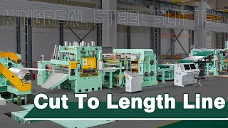 Cut-To-Length Lines Process | Light Gauge Cut-To-Length Lines | Blanking Linr For Metal Sheet