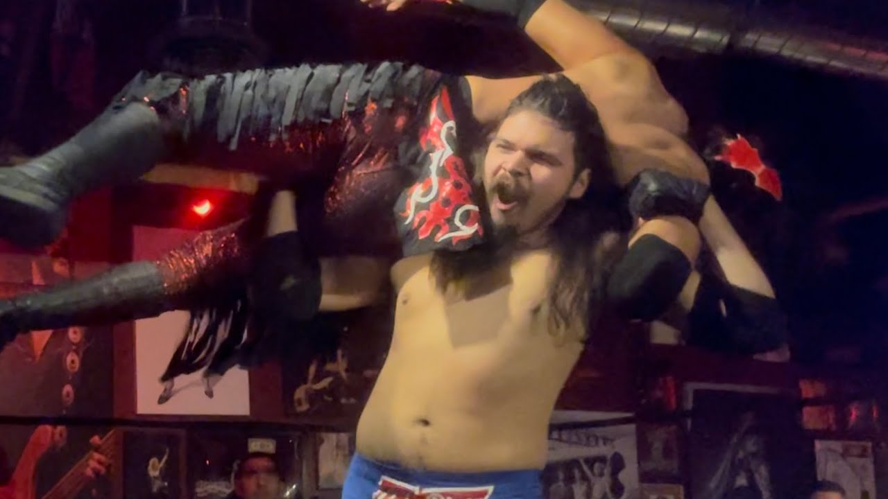 CJ Dirt против Necrosis Black против Mike Hayashi Indy Wrestling! BMF Avery CA 12/06/25