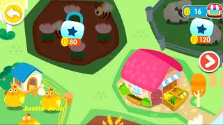 [Game BabyBus] Thị Trấn Nhỏ Của Gấu Trúc - KiKi Làm Nông Trại screenshot 3