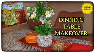 DIY || Dining Table Decor & Organization Ideas - 2023 || How to clean & Organize Dinning Table