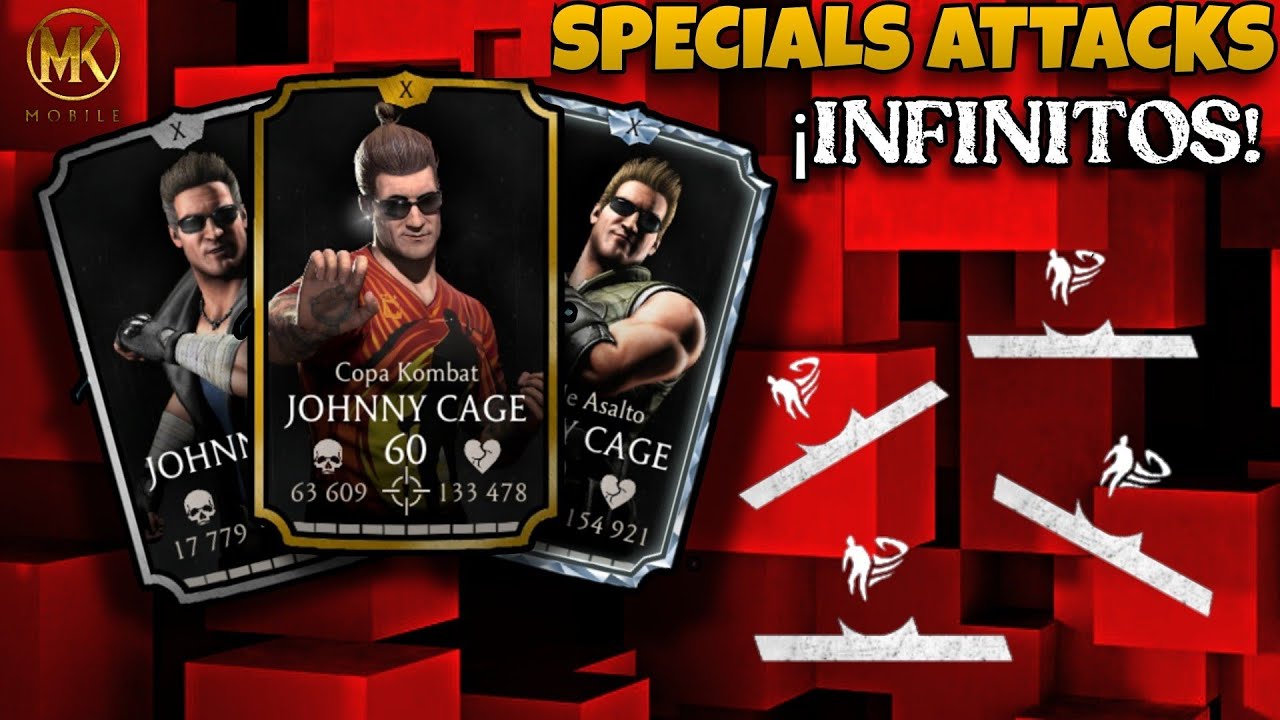 El MEJOR EQUIPO Para Johnny Cage (Specials Attacks INFINITOS) Mk