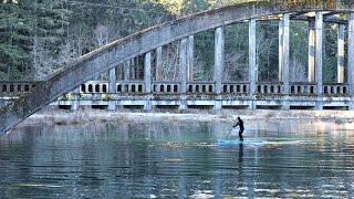 Winter Paddleboarding/Hood Canal