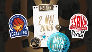 LIVE PLAYOFFS LFB | Lattes Montpellier - Villeneuve d'Ascq | 1/2 aller