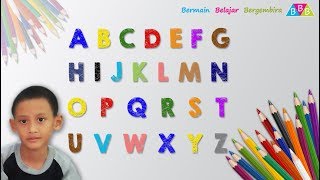 SERI MEMBACA 2_BELAJAR MEMBACA HURUF ALFABET A-Z, Mengenal Huruf ABC, Mengenal Warna