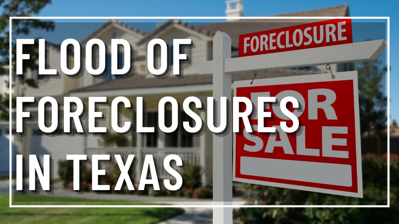 ARE WE ABOUT TO SEE A FLOOD OF FORECLOSURES COMING TO TEXAS Ryan & Real Estate Ep. 47 YouTube