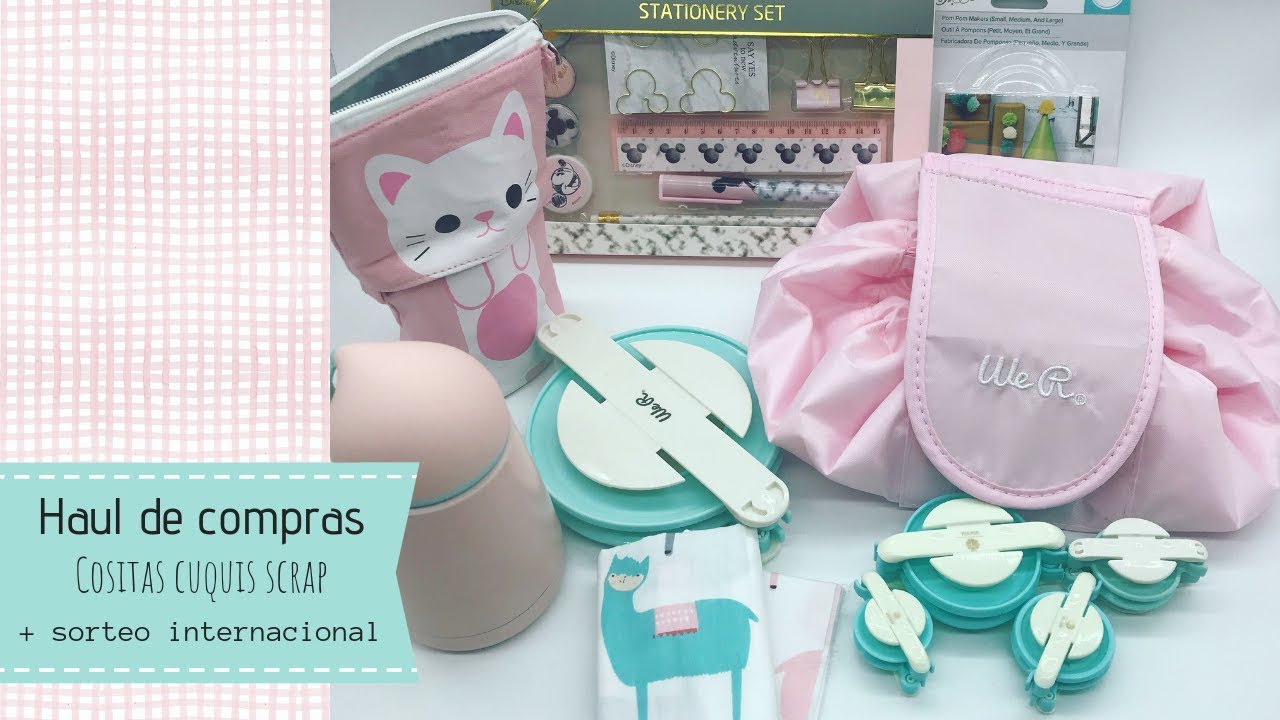 Haul de compras Scrap scrapbook paper