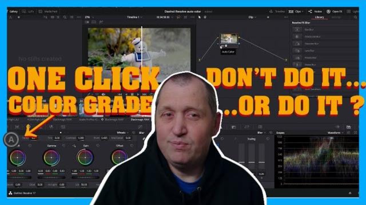 One Click Color Grade One click color grade- Don't do it or do it ? - YouTube
