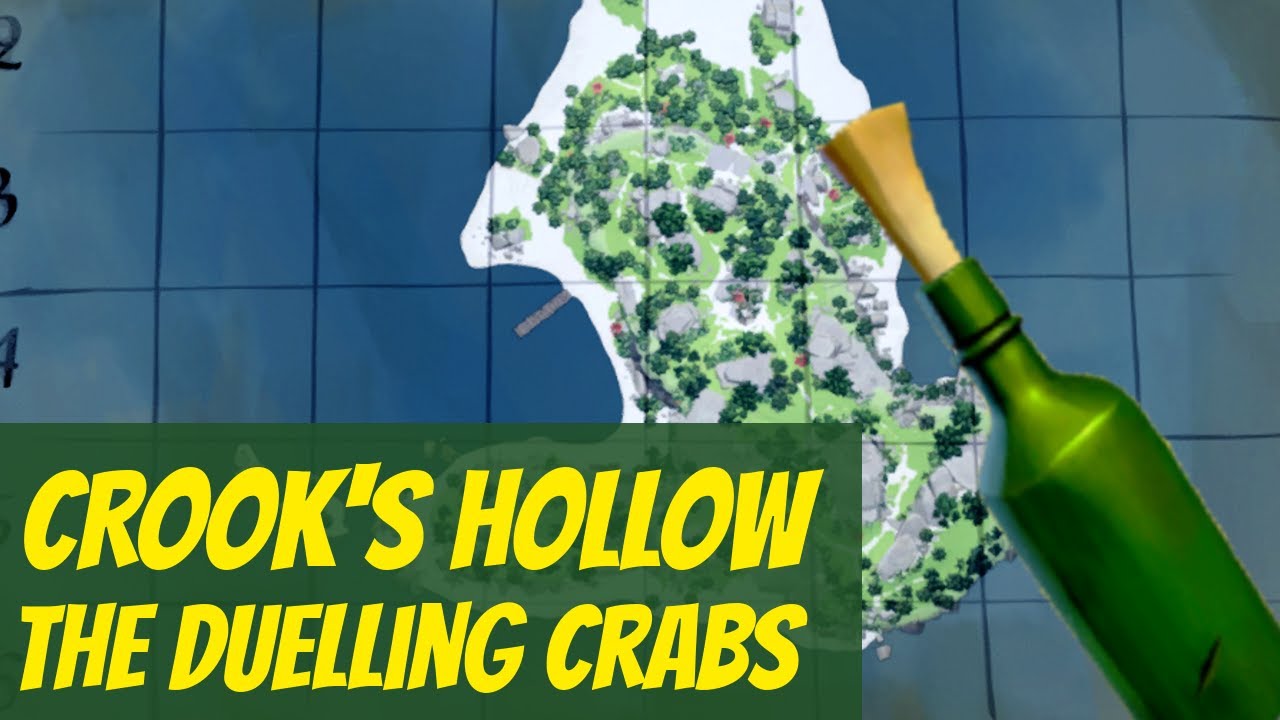 Crook's Hollow The duelling crabs on the South West beach Sea of