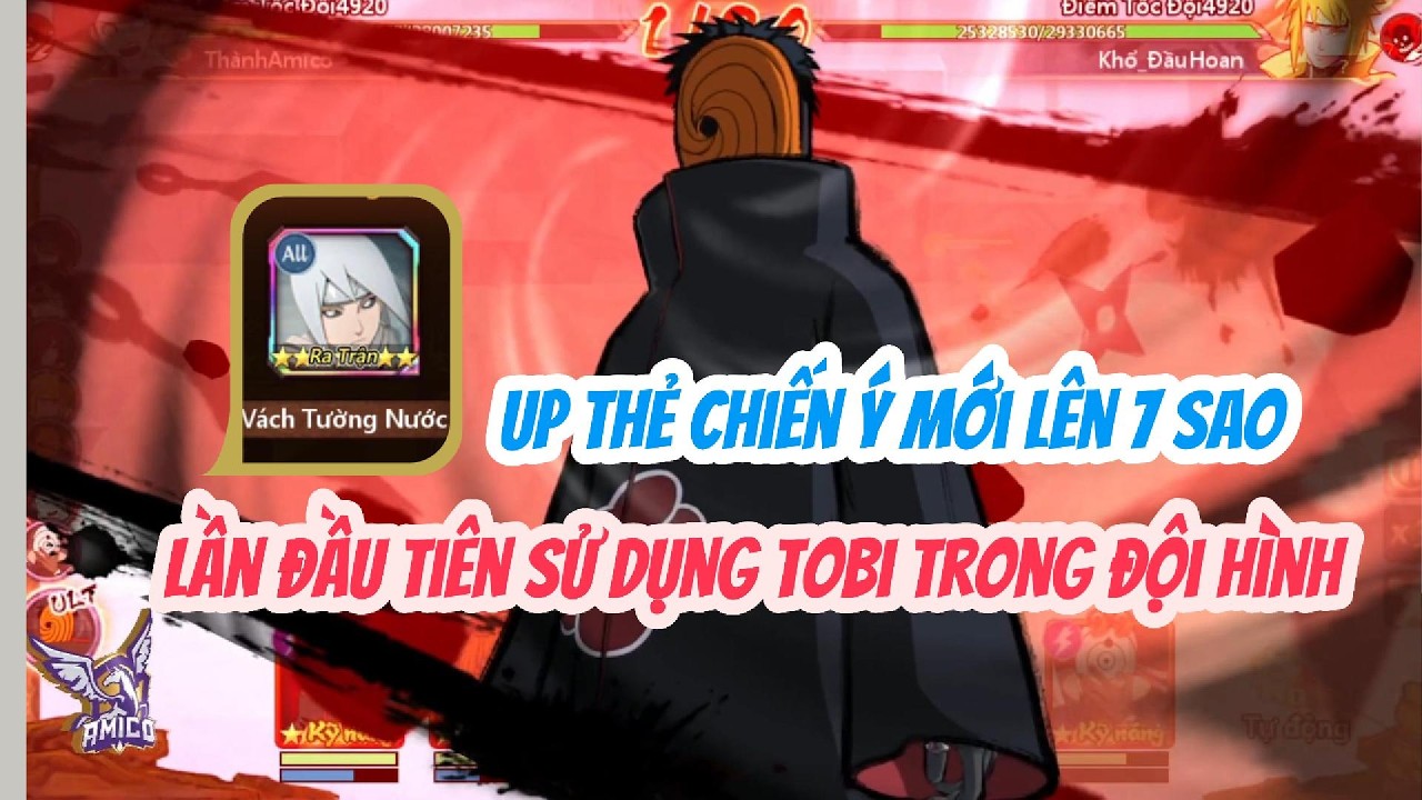 HUYỀN THOẠI LÀNG LÁ | UP THẺ CHIẾN Ý VÁCH TƯỜNG NƯỚC LÊN 7 SAO - LẦN ĐẦU TIÊN XEM TOBI ẢO THUẬT