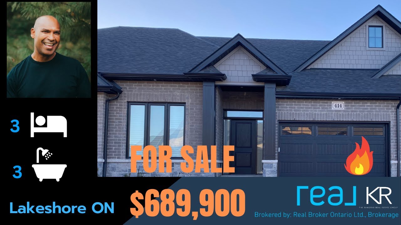 Windsor Ontario Home for sale 414 Matese Lakeshore Ontario YouTube