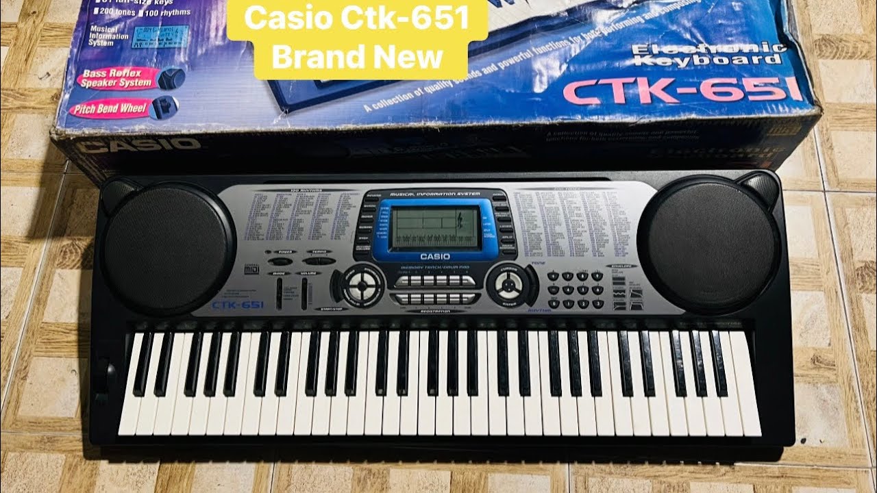 CASIO CTK-651 電子キーボード 61鍵盤 CASIO カシオ 電子ピアノ 電子キーボード CTK-651⭐️美品♪大特価