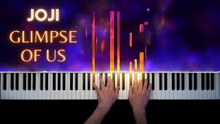 Joji  Glimpse Of Us | Piano Cover + Sheet Music