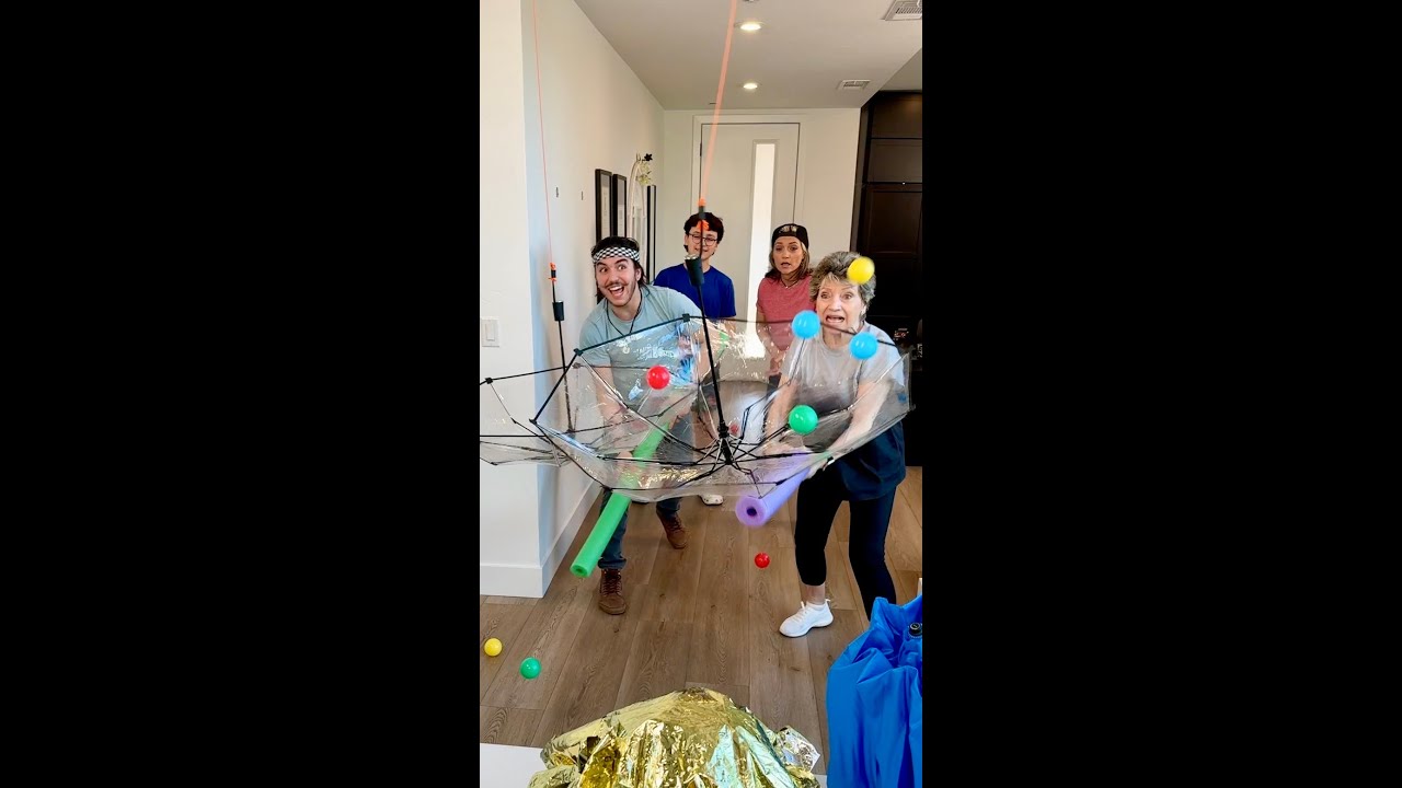 Umbrella Ball Challenge for Prizes and Surprises
