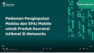 Pedoman Penginputan Mobiss & SPAJ Mobile Istikmal screenshot 5
