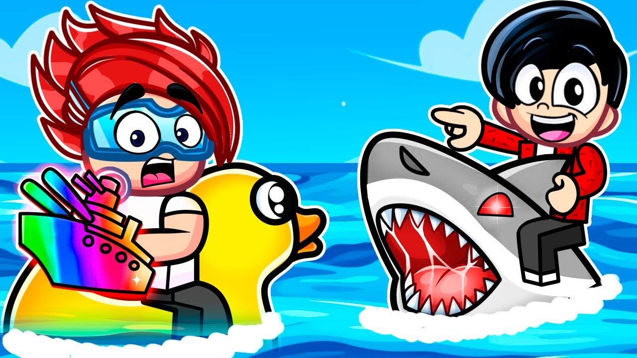 Me Hice Pasar por NOOB, Luego USE EL MEJOR BARCO en Roblox!