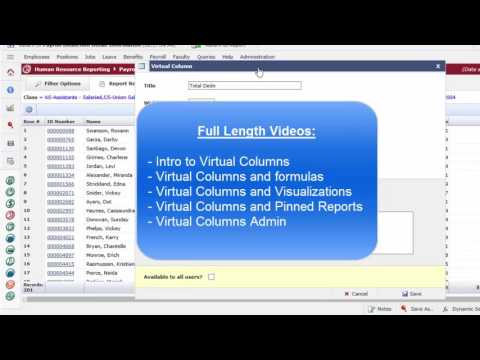 How Do I? Virtual Columns