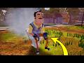 Hello Neighbor but he is on a Toilet