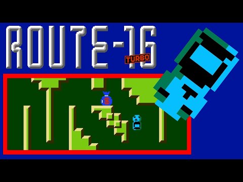 Route-16 Turbo (FC · Famicom) video game | 9-round session for Difficult mode 🎮