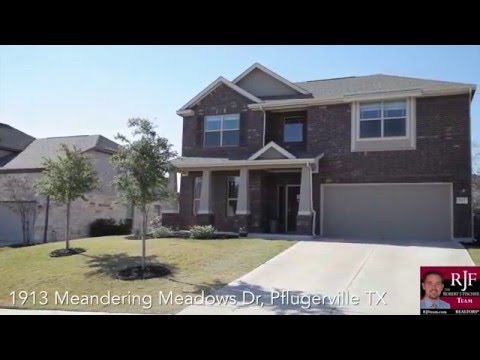 1913 Meandering Meadow Lane, Pflugerville, TX home video tour