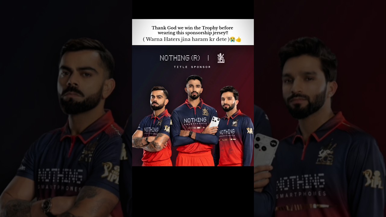 title sponsor - Nothing 😂