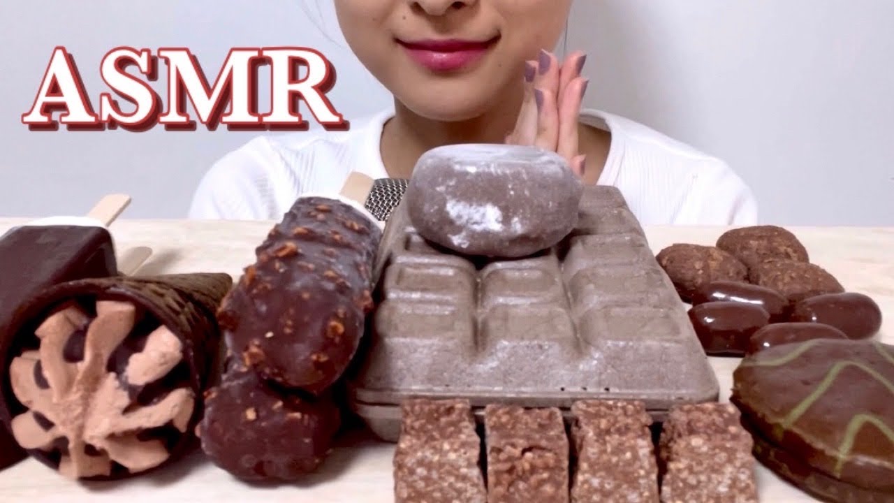 [ASMR/咀嚼音] チョコレートパーティー Chocolate Party Eating Sounds mukbang 먹방 - YouTube