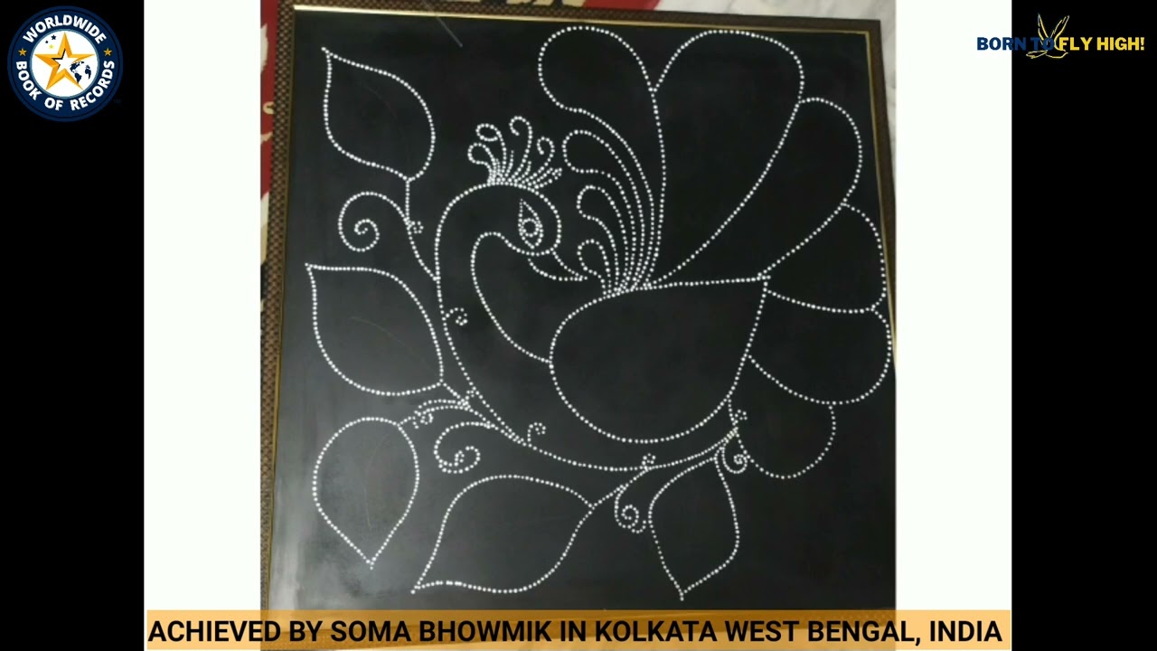 WORLD RECORD OF LARGEST MANDALA ART