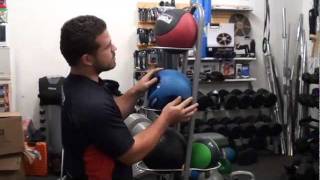 MB-RACK-10 Medicine Ball Rack (Holds 10 Medicine Balls) - Force USA Gym Equipment