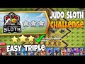 How to 3 Star Judo Sloth Challenge | Easily 3 Star the Judo Sloth Challenge - Clash of clans