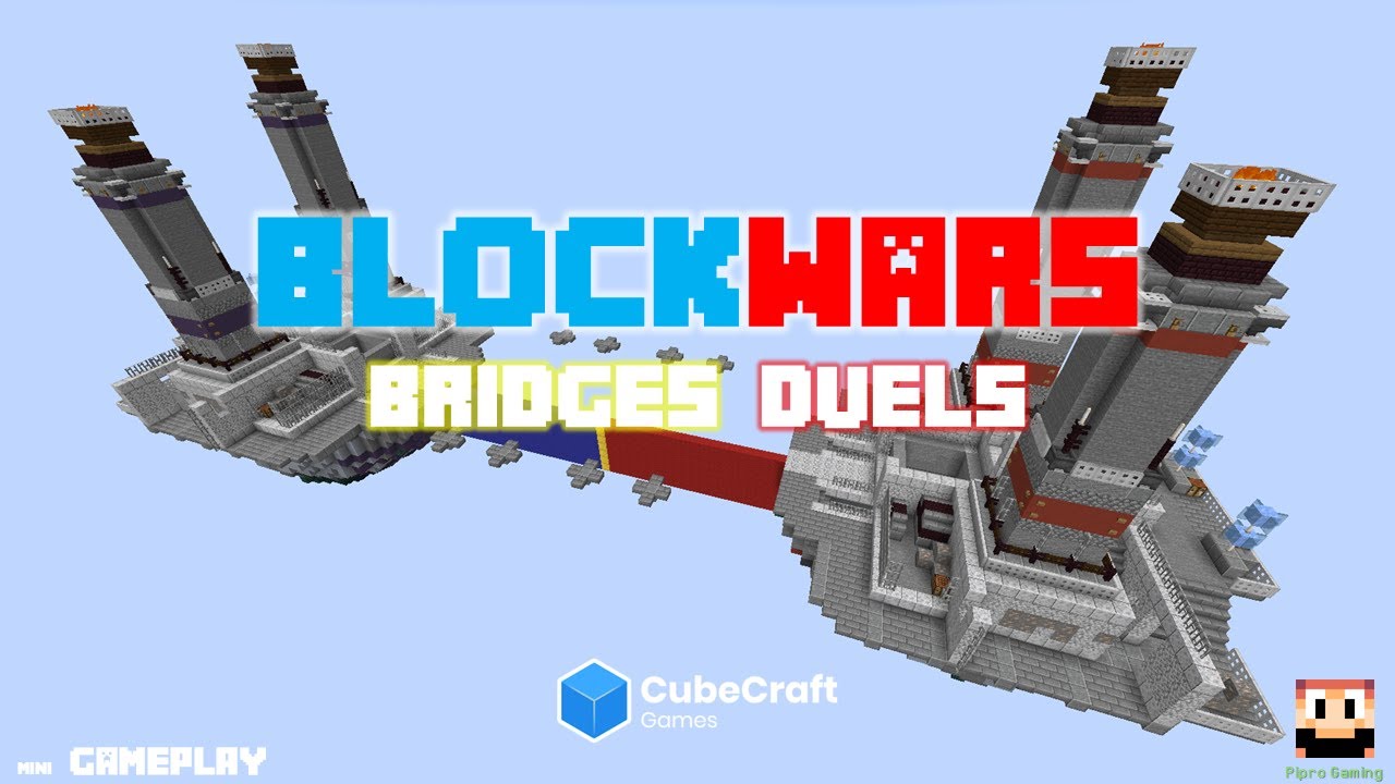 PiproCraft: BlockWars Bridges Duels (CubeCraft) - Minecraft - YouTube