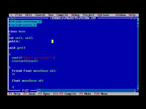 Write a program to show the use of friend function.