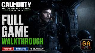 Call of Duty 4 Modern Warfare Remastered Full Game Walkthrough | Veteran No Death Challenge