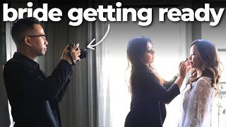 How to film a wedding (bride & groom prep behind the scenes)