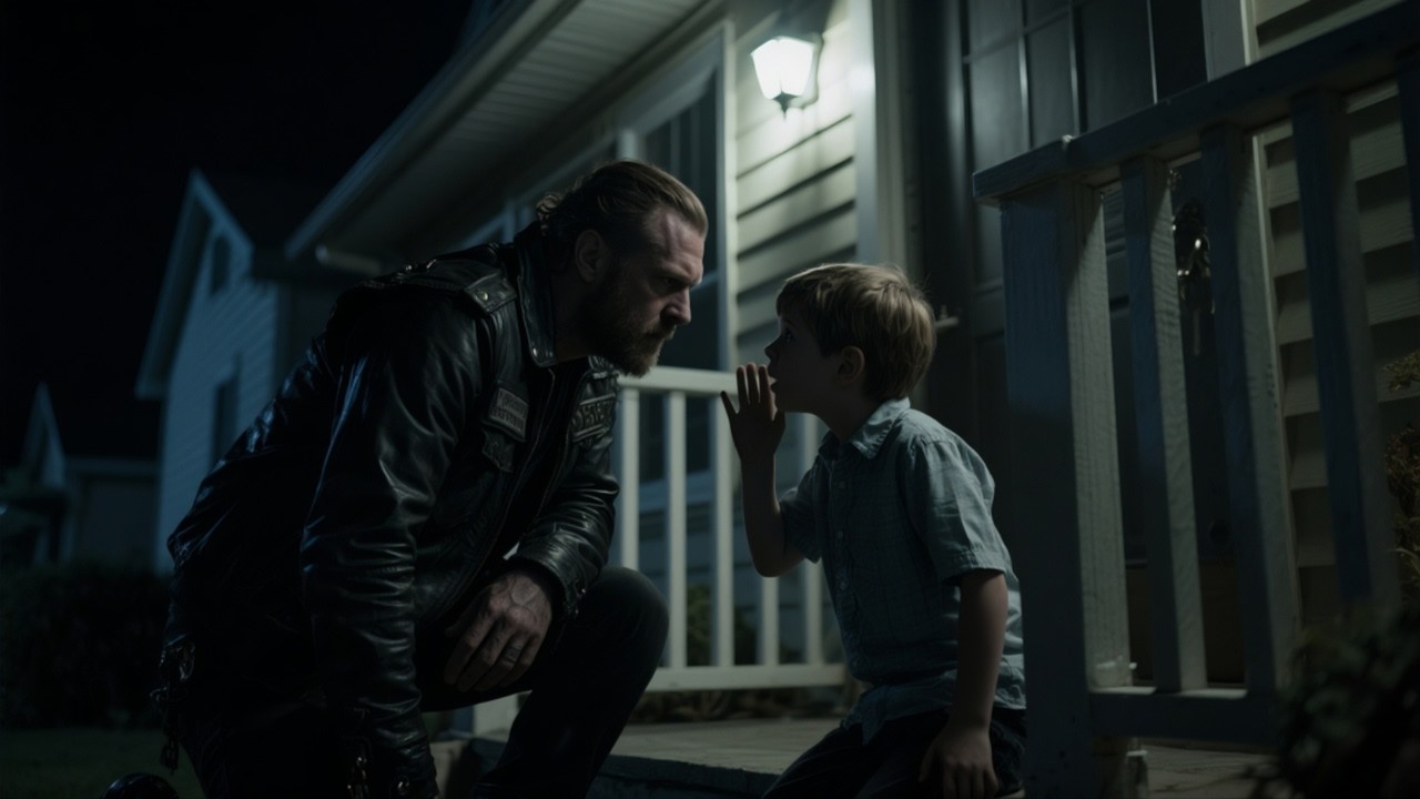 “He Hurts My Mom When You Leave,” the Boy Whispered — 150 Bikers Came at Midnight