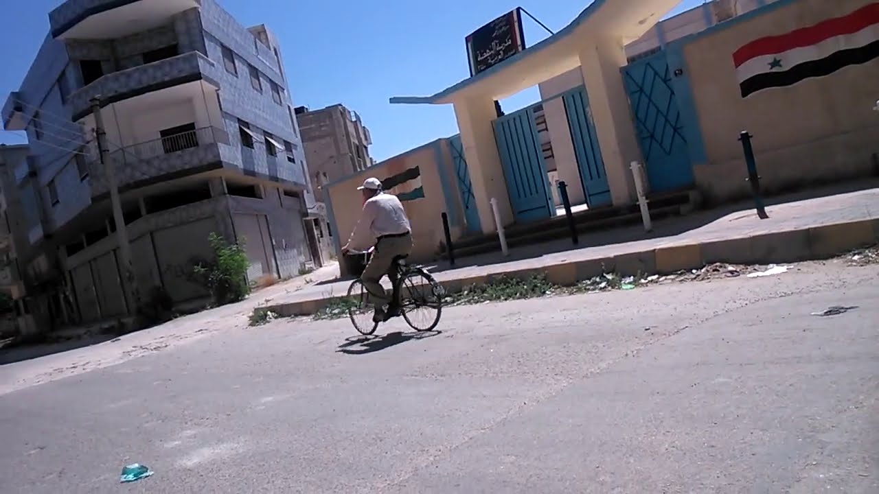 جولة في حي المريجة ومحيط المدارس العمرية النهضة راغب الجمالي في حمص